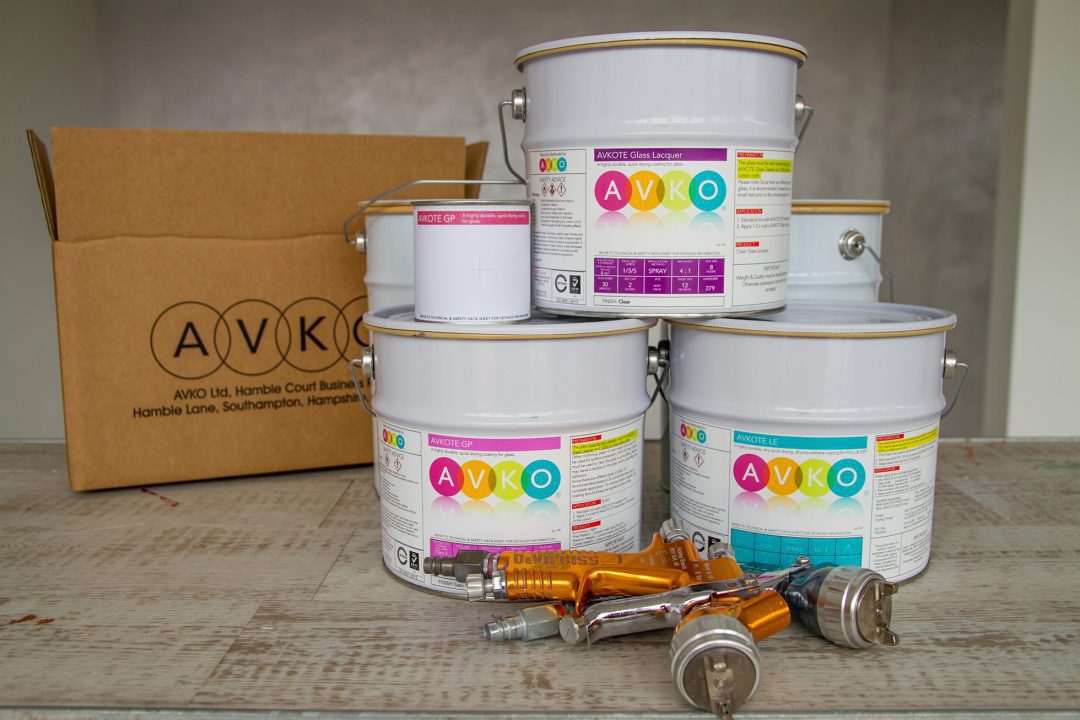 How to use lacquers for plastic, GRP or glass AVKO Paints